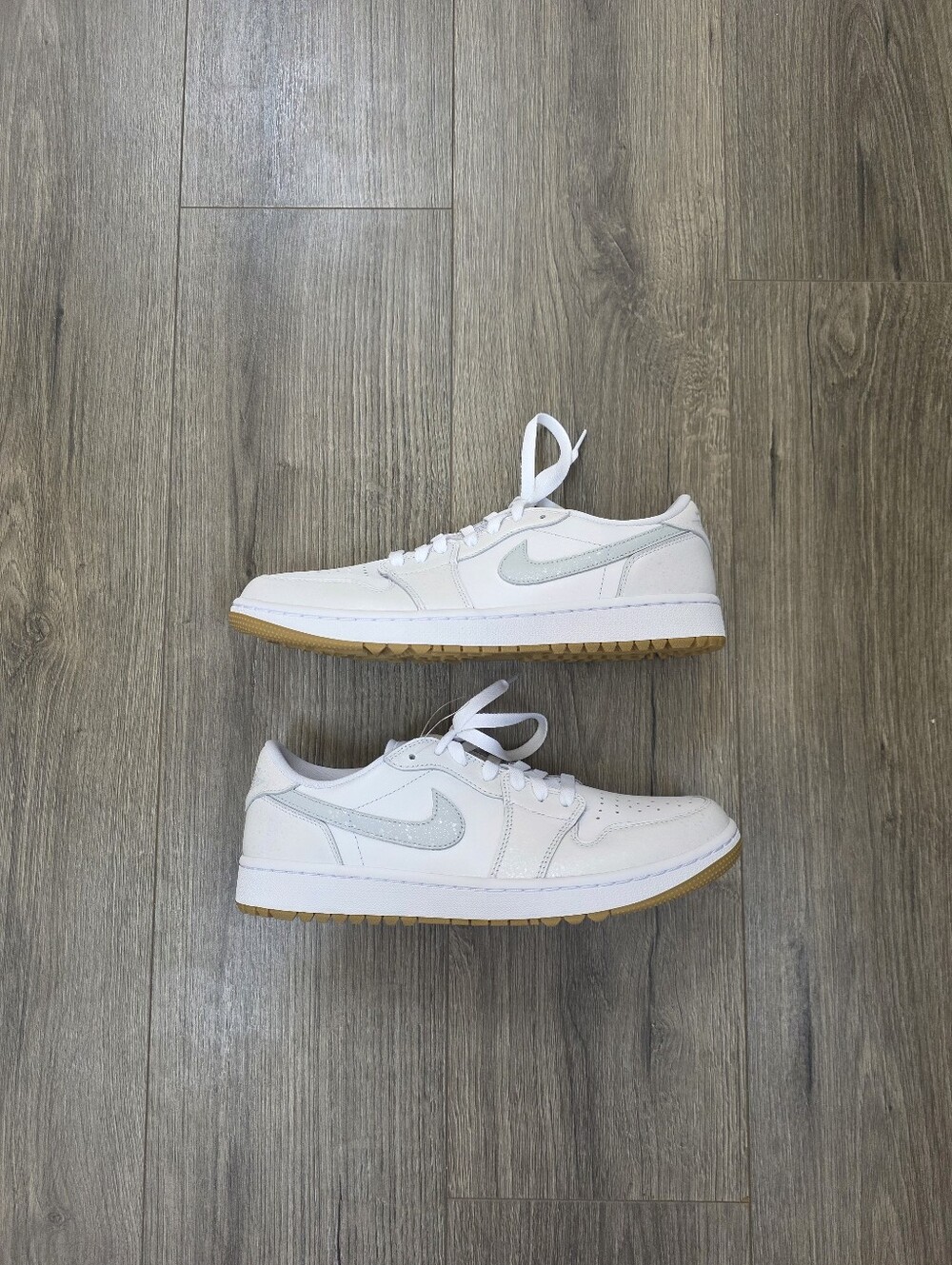 Air Jordan 1 Low Golf Shoes White Gum Mens Size 10.5